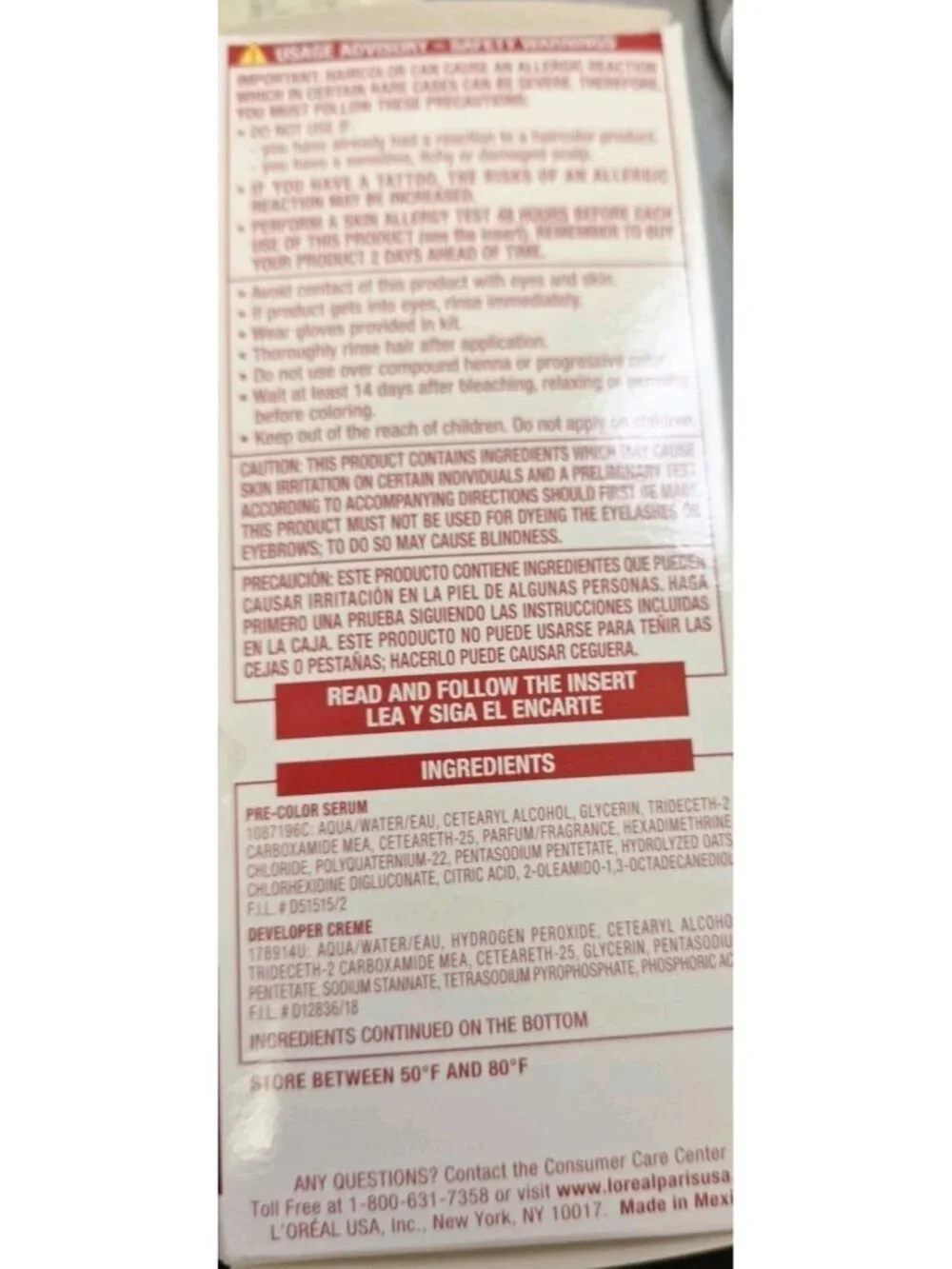 LOréal oreal excellence